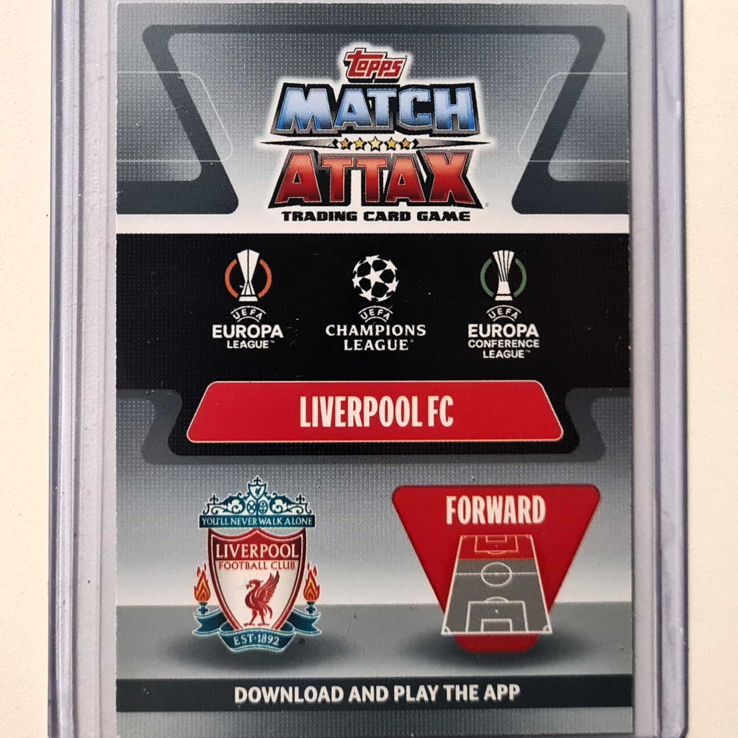 Mohammed Salah 2021-22 Topps Match Attax Goal machine #60 Soccer Football Liverpool Excellent Sleeved