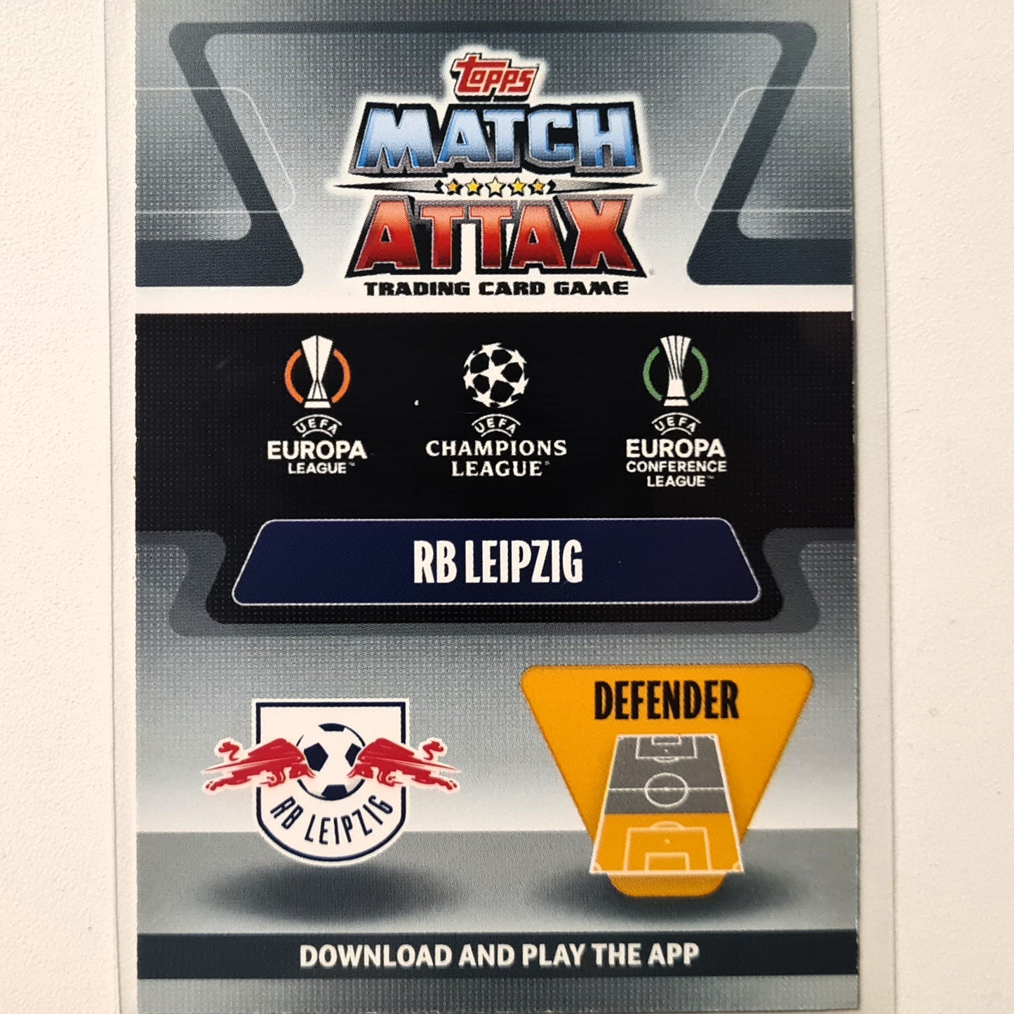 Angelino 2021-22 Topps Match Attax Man of the match #406 Soccer Football RB Leipzig Excellent Sleeved