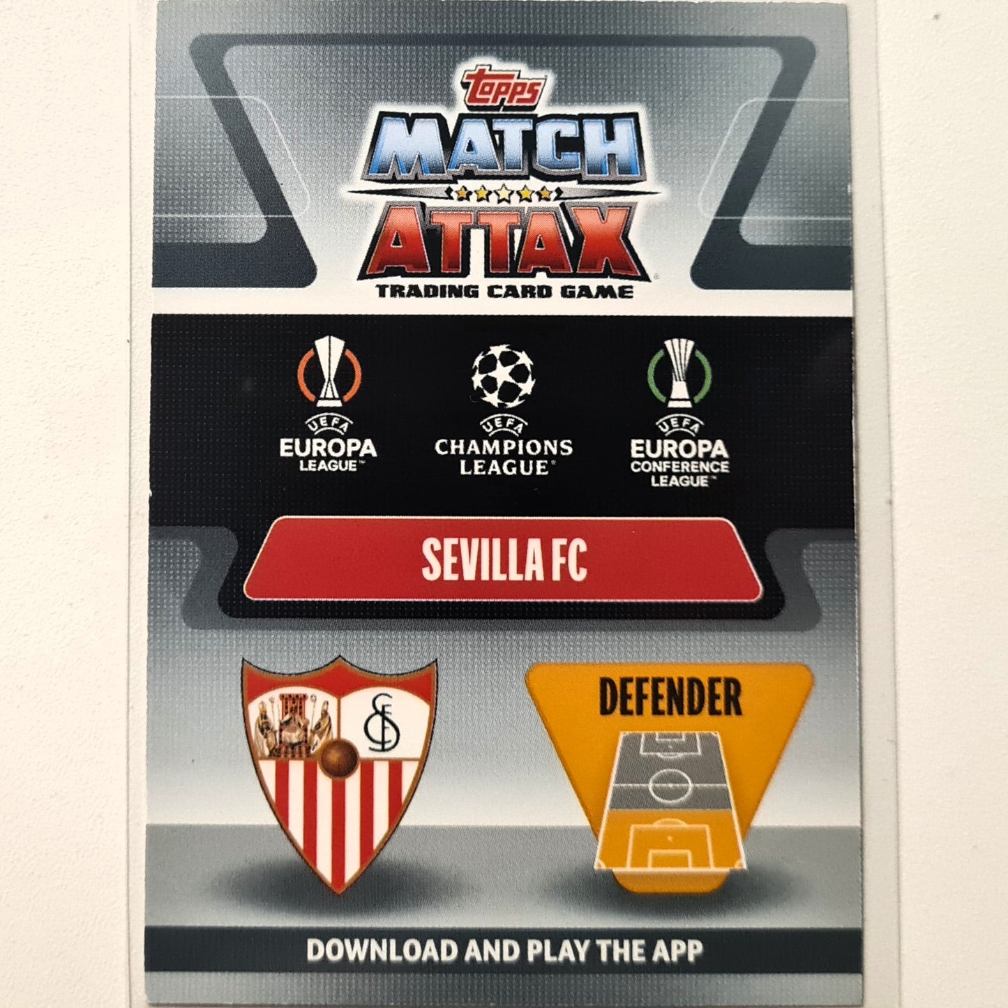 Marcos Acuna 2021-22 Topps Match Attax Man of the match #402 Soccer Football Sevilla Excellent Sleeved