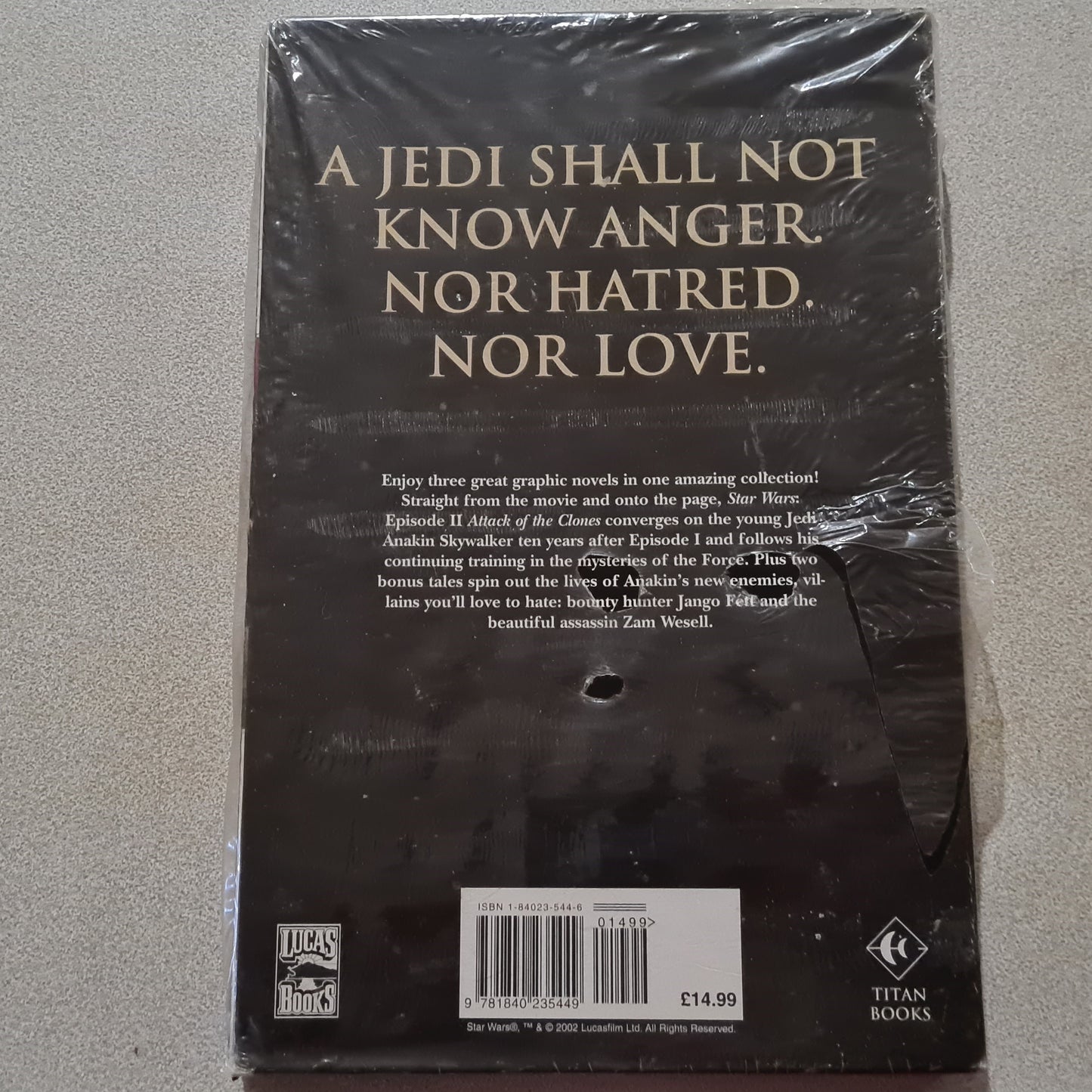 Star Wars Episode II Attack of the clones special edition 3 book set inc bounty hunters  WHSmith exclusive still sealed
