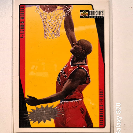 Chris Webber 1997 Upper Deck you crash the game C29 NBA Basketball Washington Bullets/Wizards very good sleeved