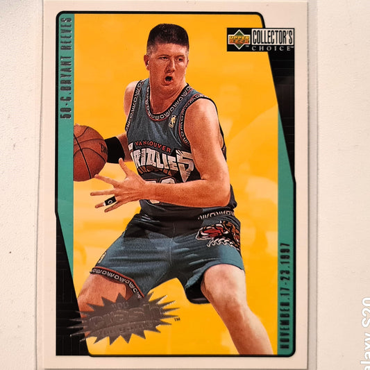 Bryant Reeves 1997 Upper Deck you crash the game C28 NBA Basketball Vancouver Grizzlies Excellent sleeved