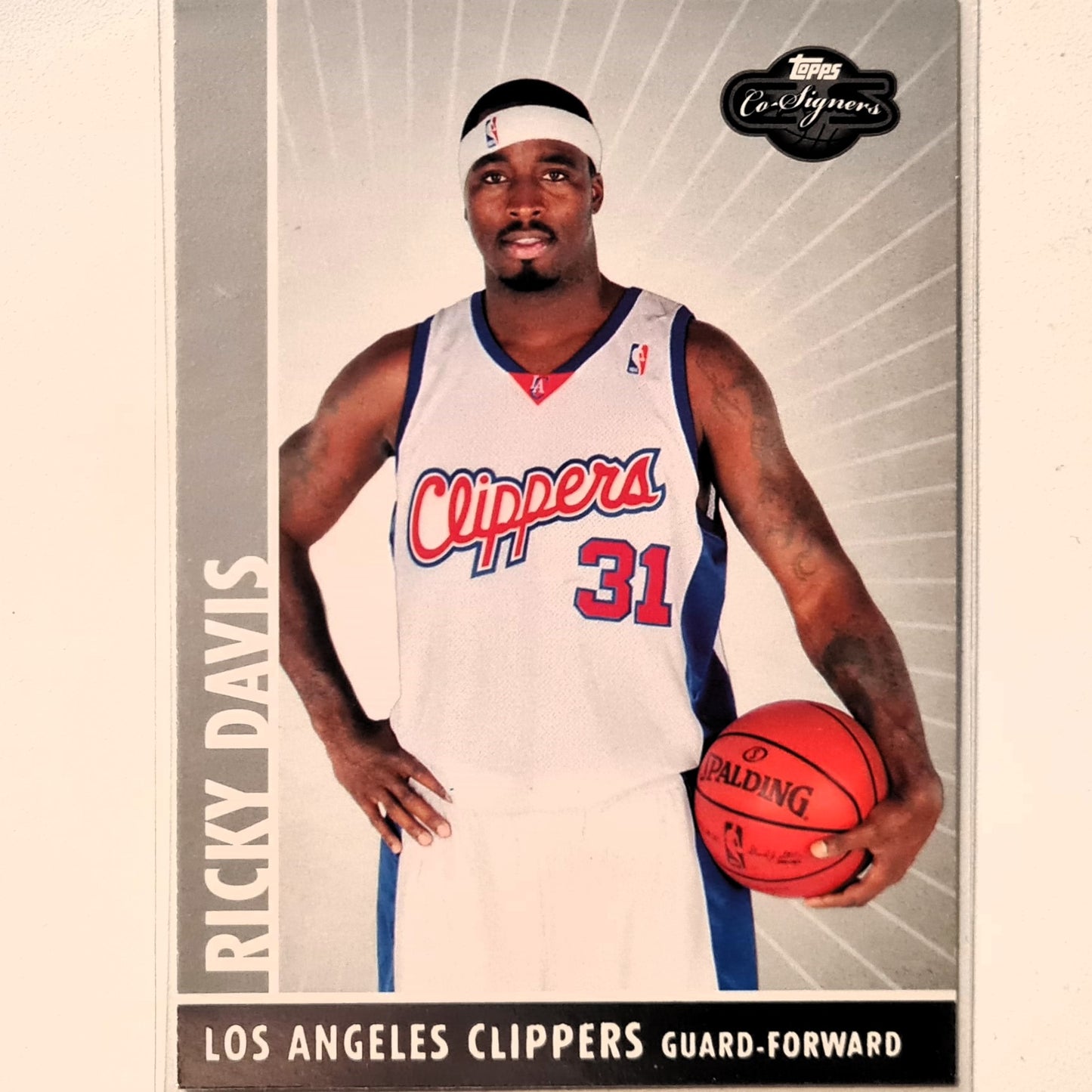 Ricky Davis 2008 Topps Co-Signers #56 NBA Basketball LA Clippers very good/Excellent sleeved