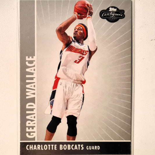 Gerald Wallace 2008 Topps Co-Signers #48 NBA Basketball Charlotte Bobcats Excellent sleeved