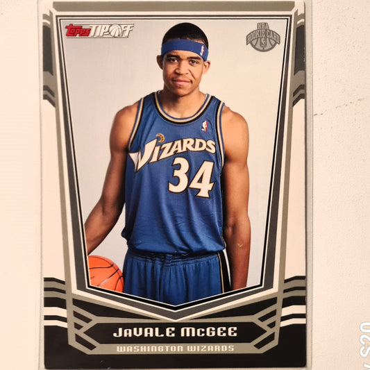JaVale McGee 2009 Topps Tipp-off Rookie RC #128 NBA Basketball Washington Wizards good/very good sleeved