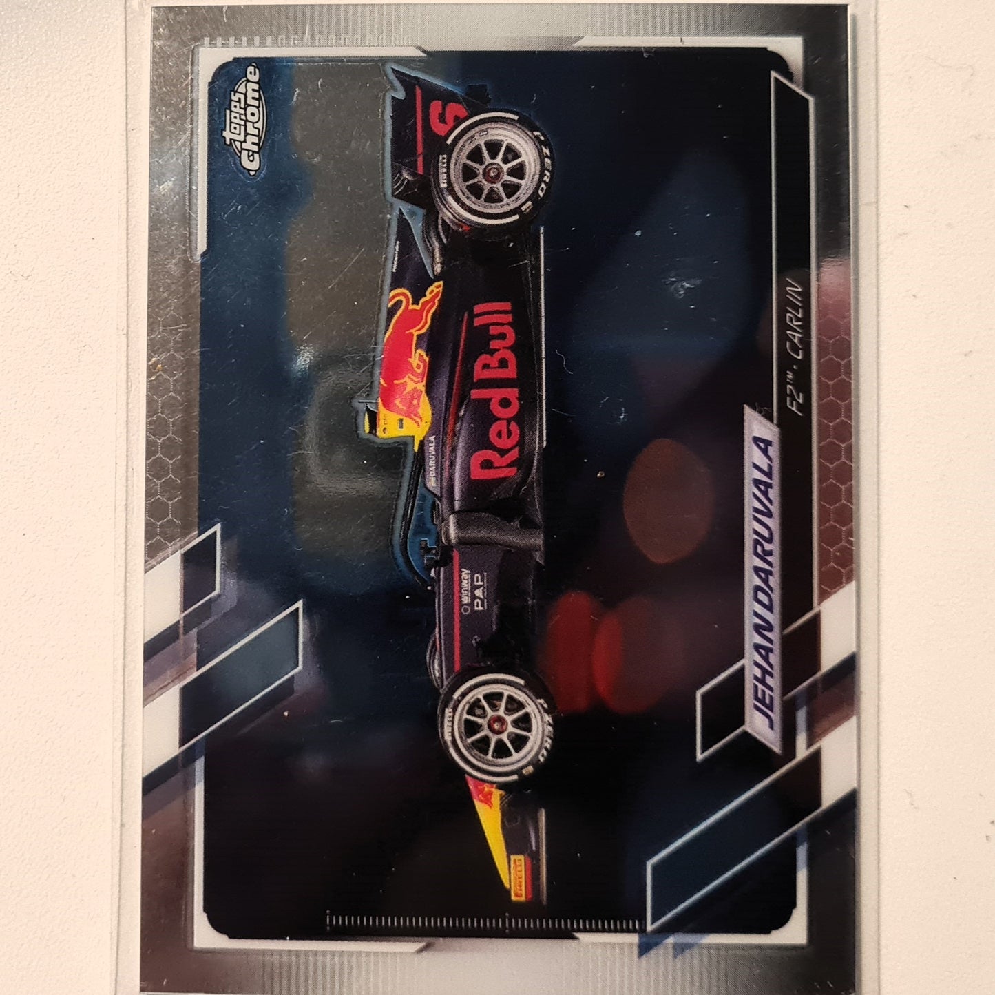Jehan Daruvala 2021 Topps Chrome #125 Formula one F2 Carlin  excellent sleeved