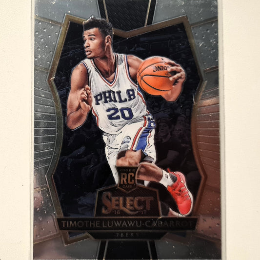 Timothe Luwawu-Cararrot 2016-17 Panini Select Rookie RC #119 NBA Basketball Philadelphia 76ers Sleeved