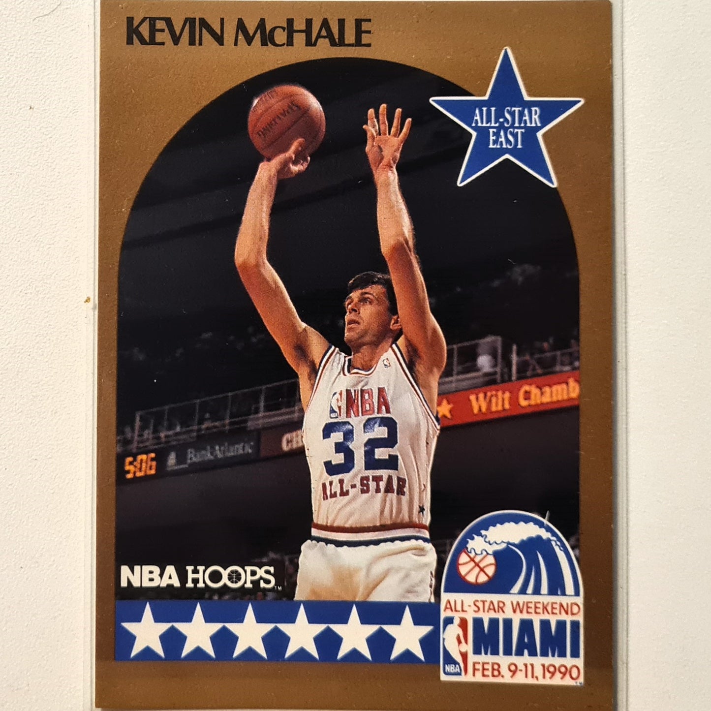 Kevin McHale 1990 NBA Hoops all star weekend #6 NBA Basketball Boston Excellent/mint sleeved