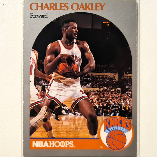 Charles Oakley 1990 NBA Hoops #207 NBA Basketball New York Knicks Excellent/mint sleeved