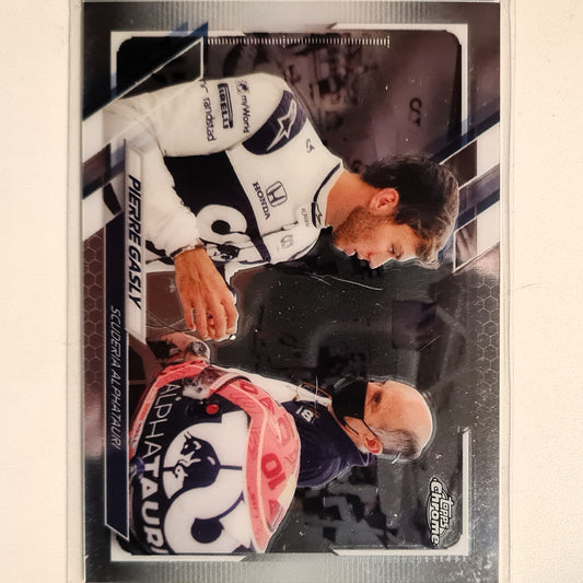 Pierre Gasly 2021 Topps Chrome #36 F1 formula One Alphatauri Excellent/mint Sleeved