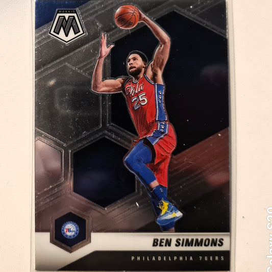 Ben Simmons 2020-21 Panini Mosaic #104 NBA Basketball Philadelphia 76ers Excellent/mint sleeved