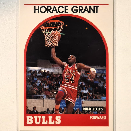 Horace Grant 1989 NBA Hoops #242 NBA Basketball Chicago Bulls Excellent/mint sleeved