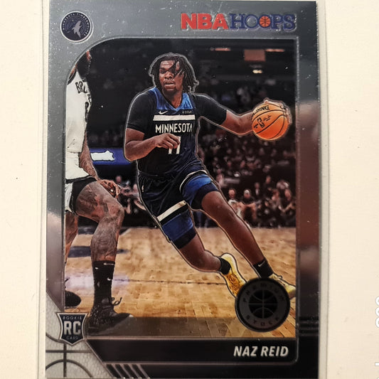 Naz Reid 2019-20 Panini NBA Hoops premium stock Rookie RC #253 NBA Basketball Minnesota Timberwolves Excellent sleeved
