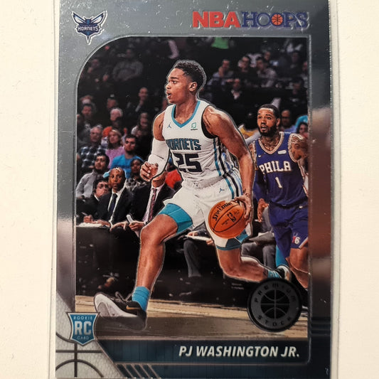 PJ Washington 2019-20 Panini NBA Hoops premium stock Rookie RC #209 NBA Basketball Charlotte Hornets Excellent sleeved