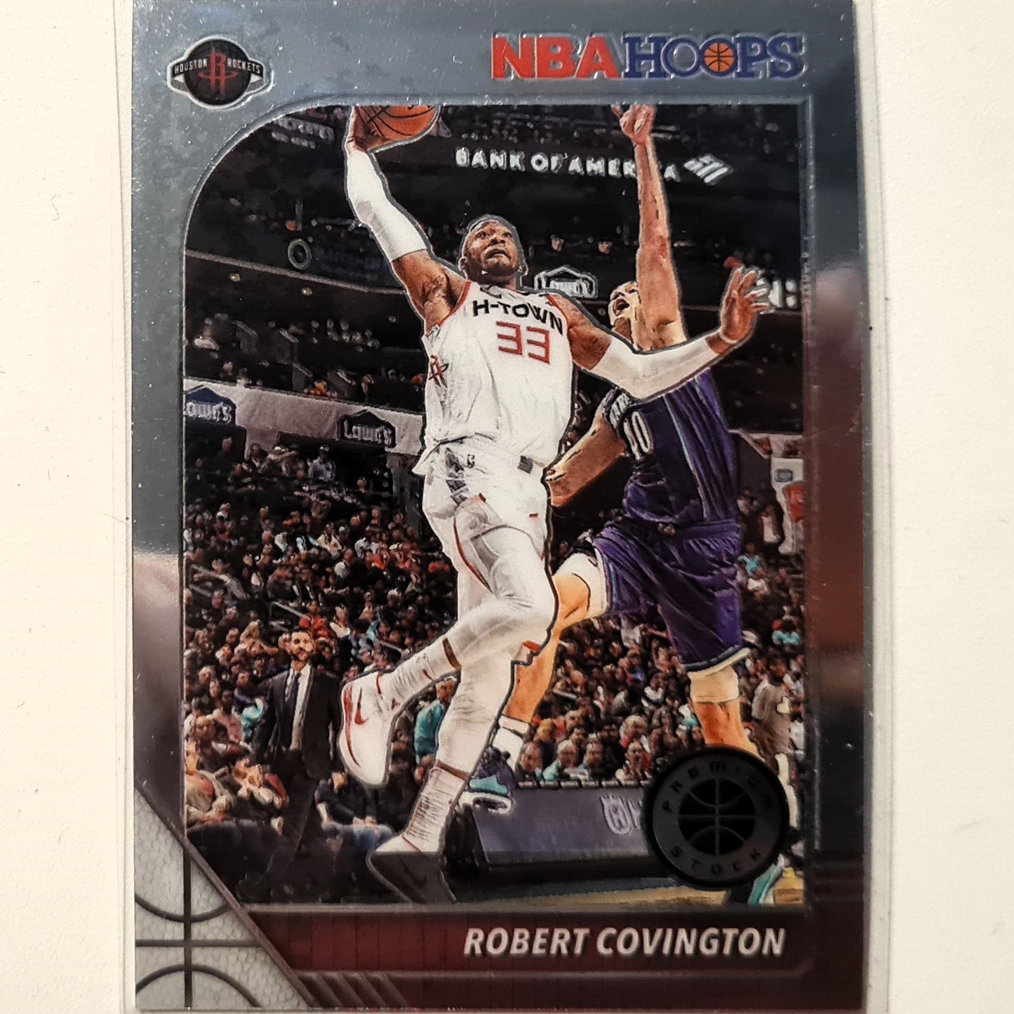 Robert Covington 2019-20 Panini NBA Hoops premium stock #277 NBA Basketball Houston Rockets Excellent sleeved