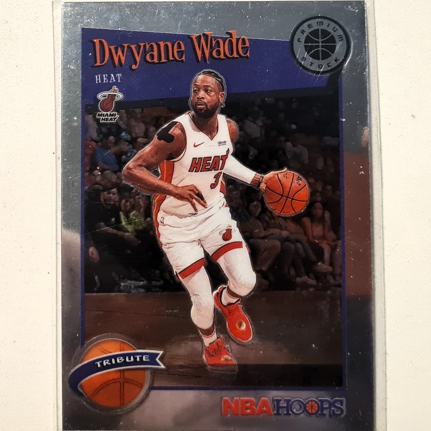 Dwayne Wade 2019-20 Panini NBA Hoops premium stock Tribute #287 NBA Basketball Miami Heat Excellent/mint sleeved