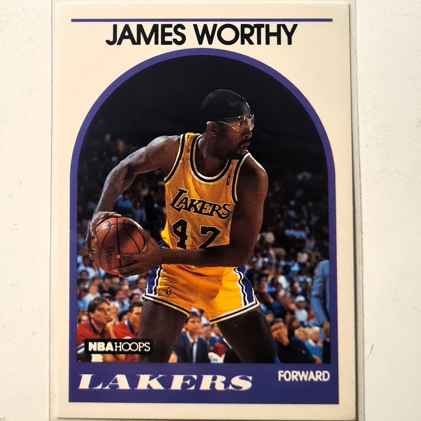 James Worthy 1989 NBA Hoops #210 NBA Basketball LA Lakers Excellent/mint sleeved