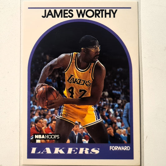 James Worthy 1989 NBA Hoops #210 NBA Basketball LA Lakers Excellent/mint sleeved