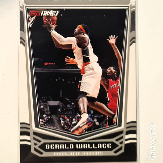 Gerald Wallace 2009 Topps Tip off  #75 NBA Basketball Charlotte Bobcats good sleeved