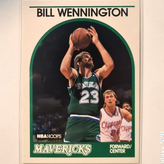 Bill Wennington 1989 NBA Hoops #81 NBA Basketball Dallas Mavericks Excellent sleeved