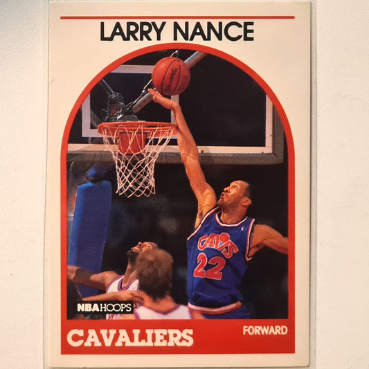 Larry Nance 1989 NBA Hoops #25 NBA Basketball Cleveland Cavaliers Excellent sleeved