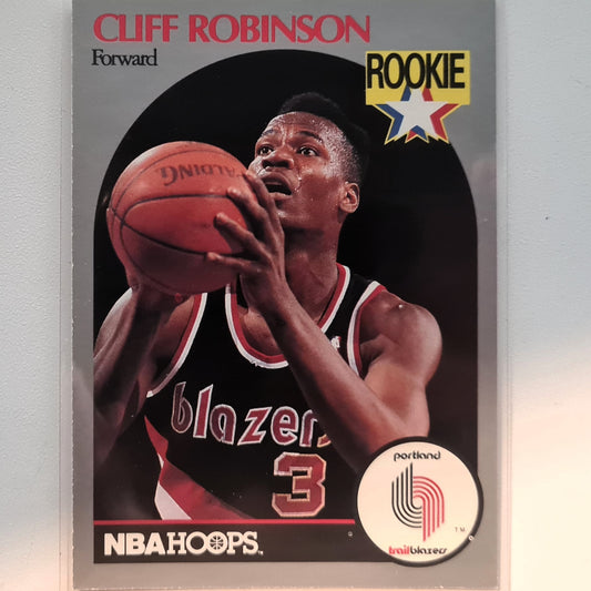 Clifford Robinson 1990 Skybox NBA Hoops Rookie RC #250 NBA Basketball Portland trail blazers Excellent/mint sleeved