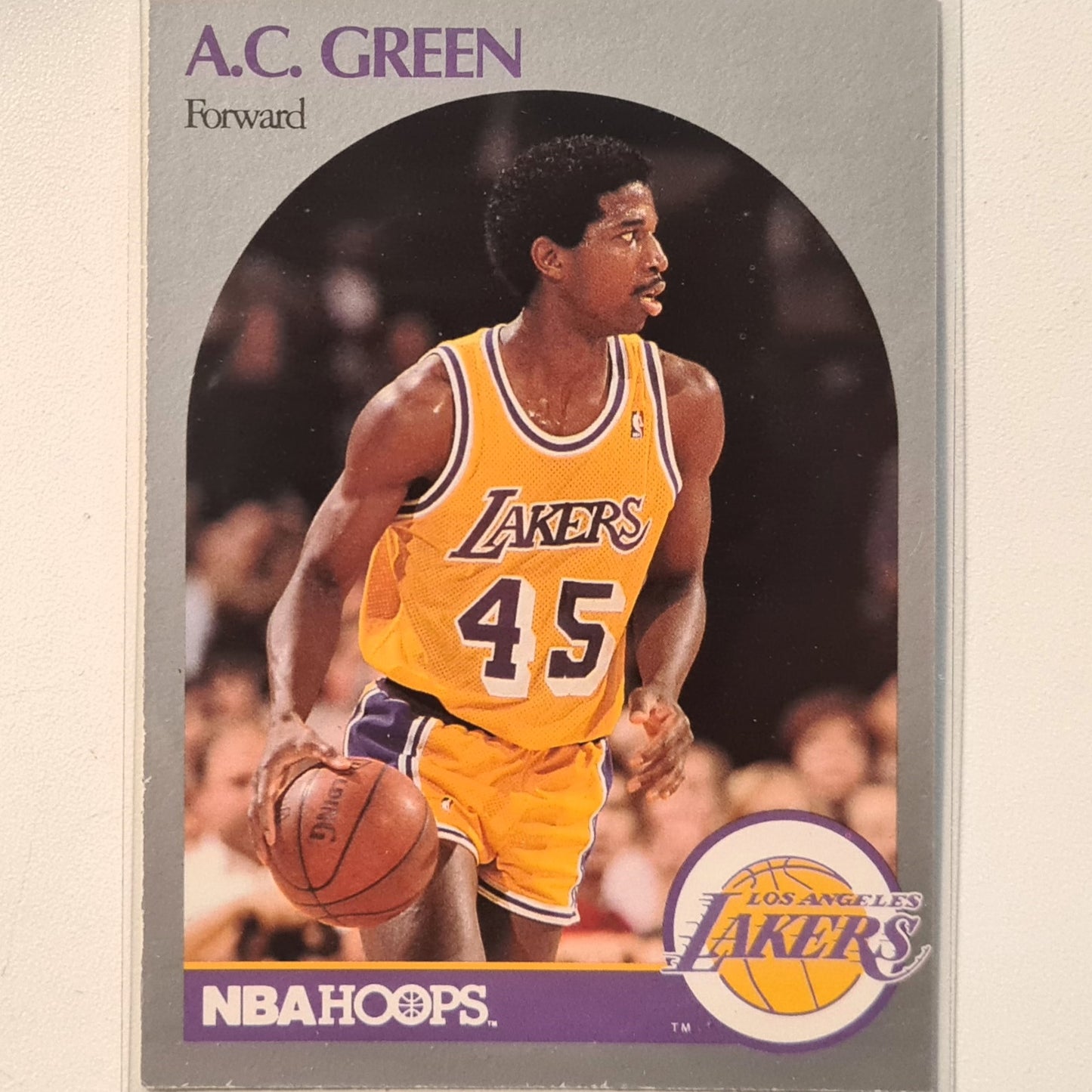 AC Green 1990 Skybox NBA Hoops #156 NBA Basketball LA Lakers Excellent/mint sleeved