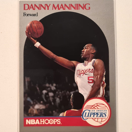 Danny Manning 1990 Skybox NBA Hoops #147 NBA Basketball LA Clippers very good sleeved