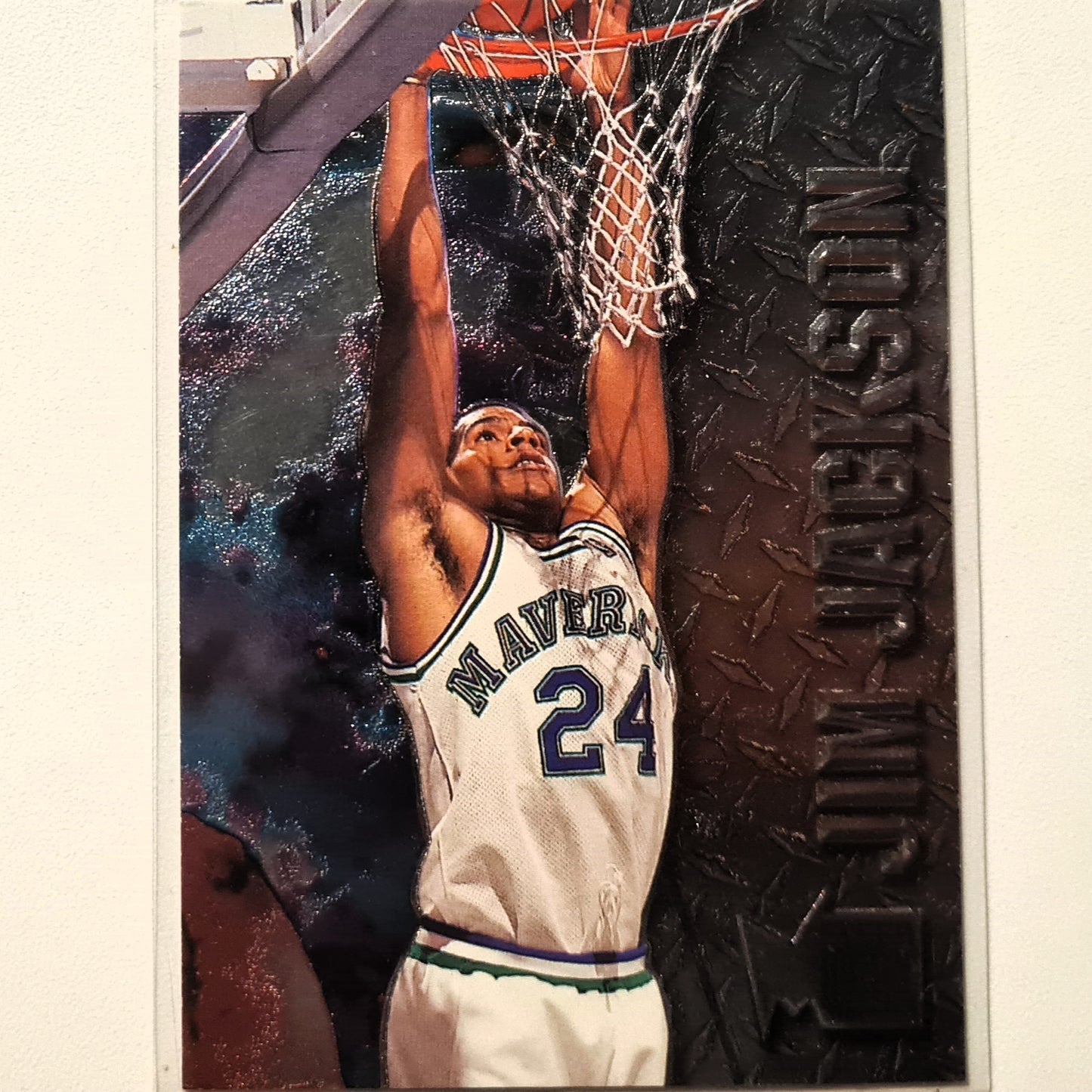 Jim Jackson 1996 Fleer Metal 96-97 #21 NBA Basketball Dallas Mavericks Excellent sleeved