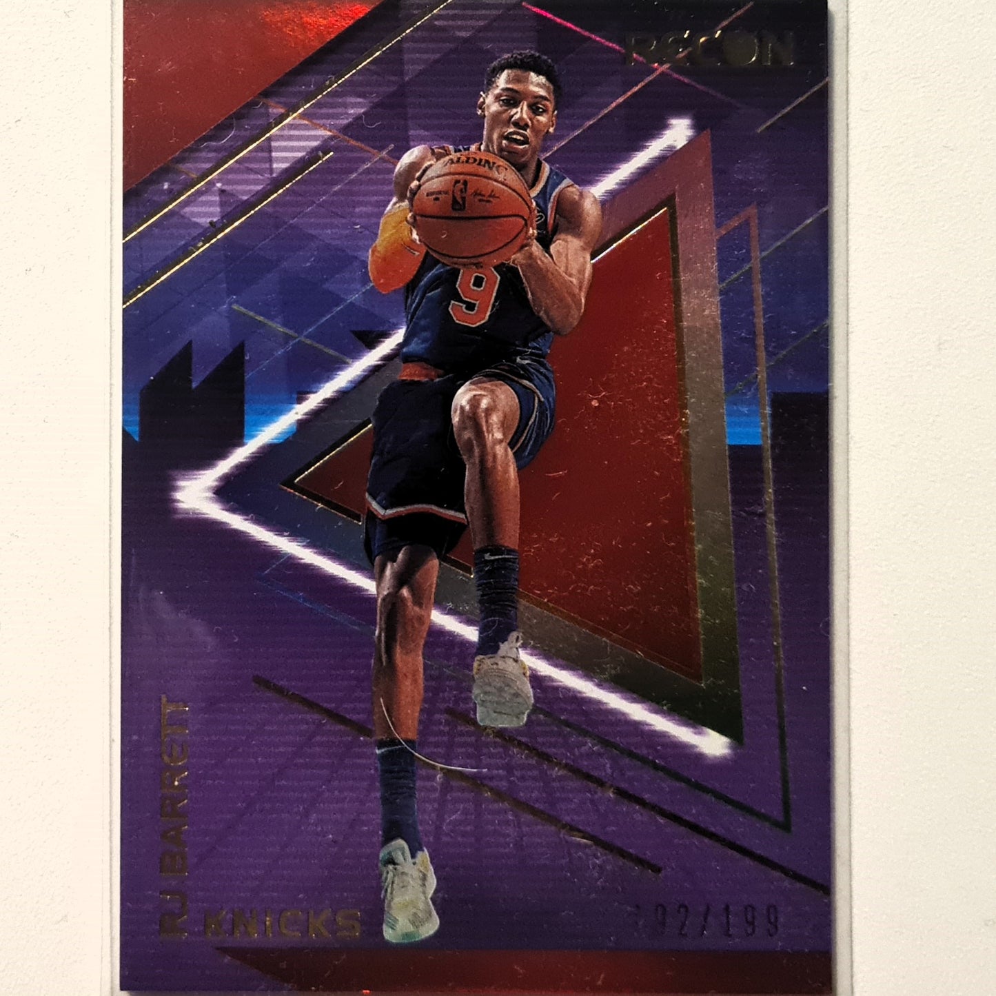 RJ Barrett 2020-21 Panini Recon Numbered 192/199 #152 NBA Basketball New York Knicks Excellent Sleeved