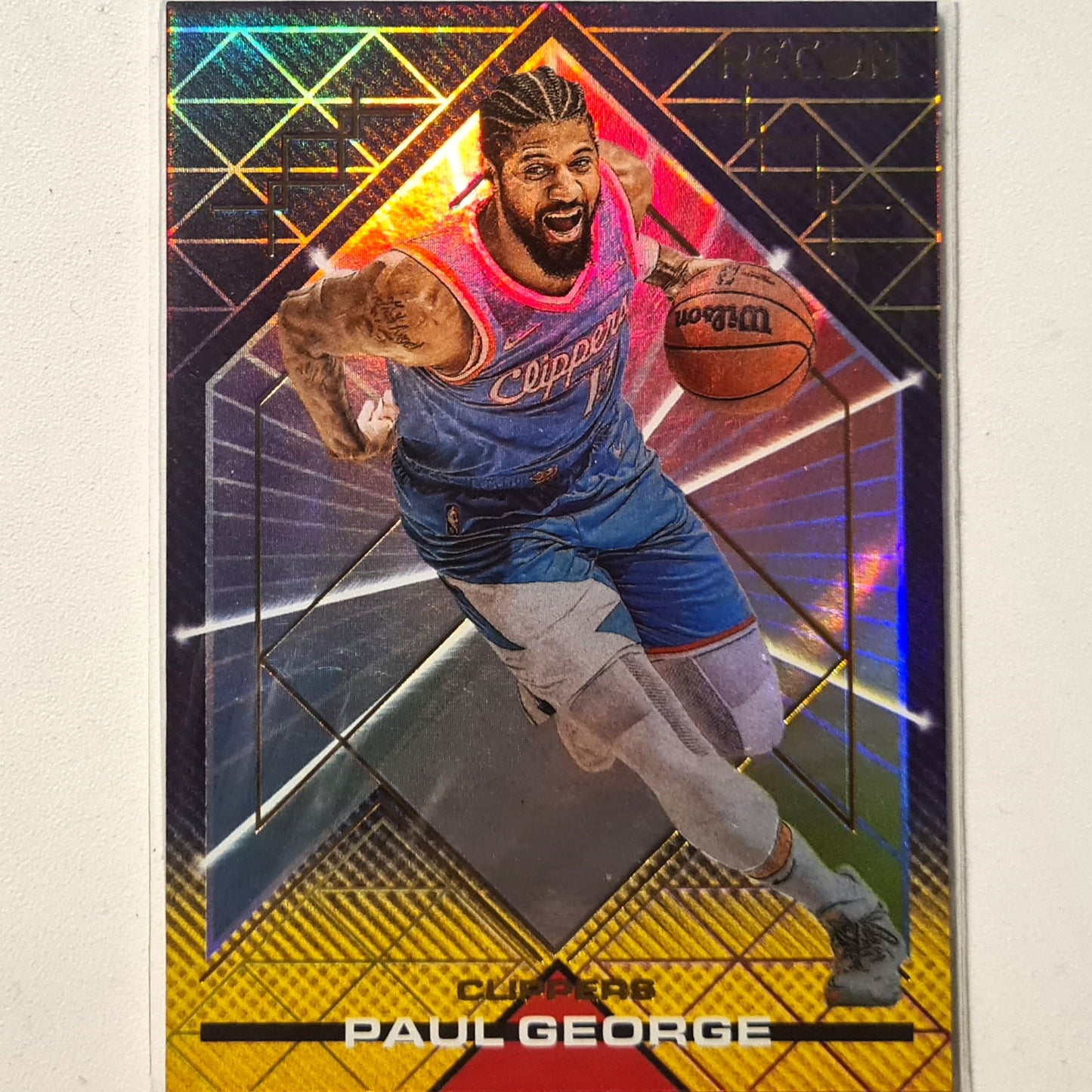 Paul George 2021-22 Panini Recon #50 NBA Basketball LA Clippers excellent Sleeved