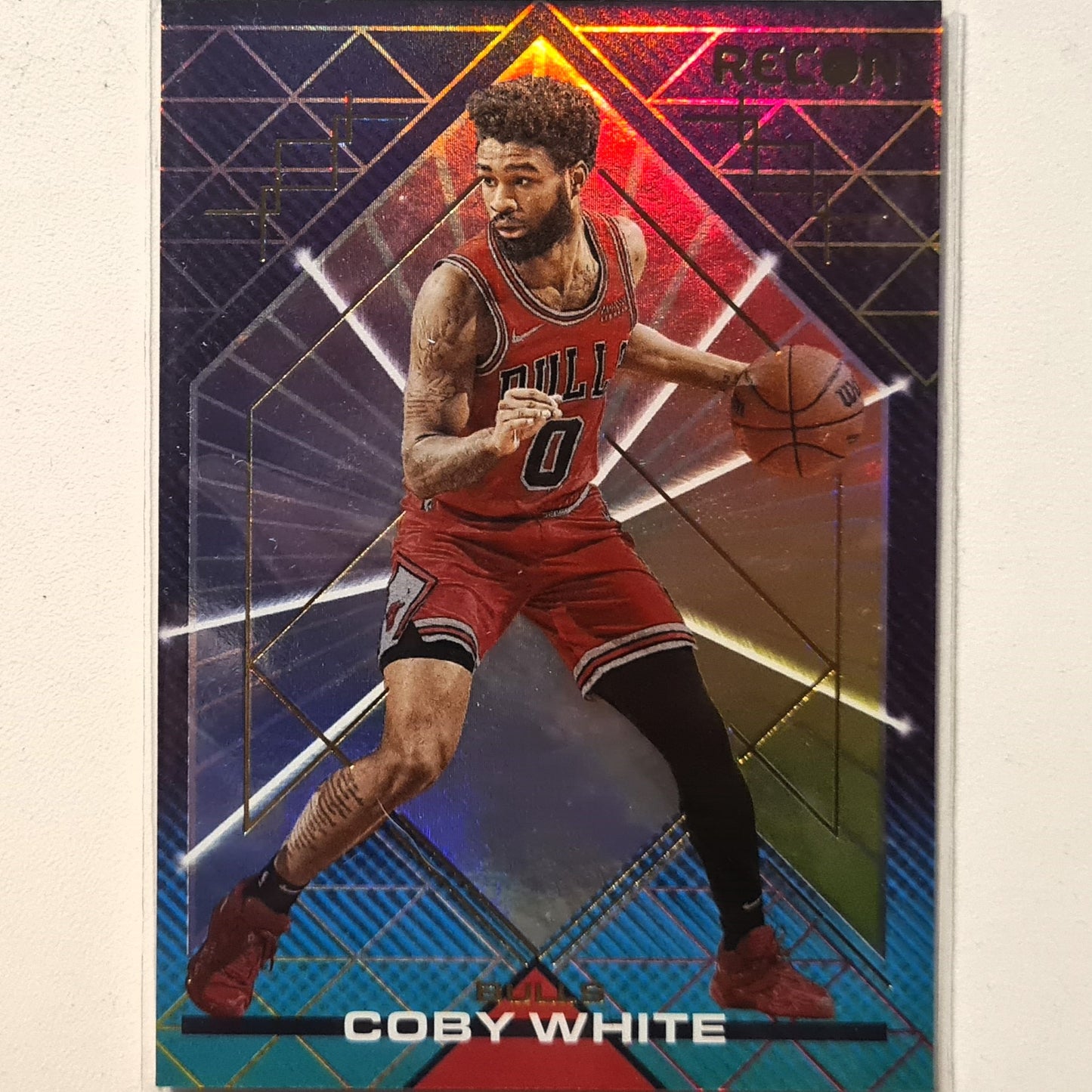 Coby White 2021-22 Panini Recon #143 NBA Basketball Chicago Bulls excellent Sleeved