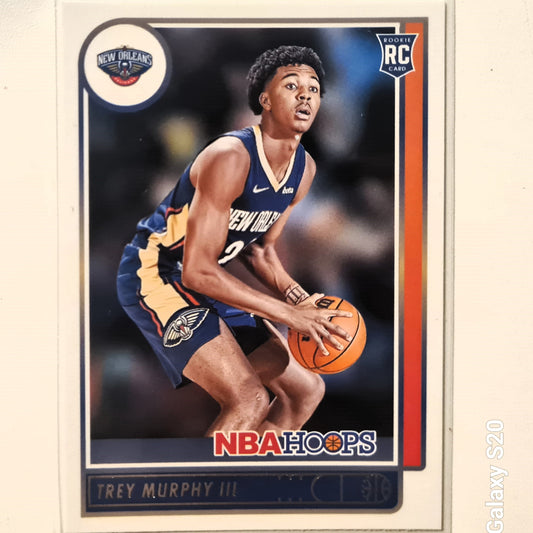 Trey Murphy III 2021-22 Panini NBA Hoops Rookie RC #221 NBA Basketball New Orleans Pelicans Excellent/mint sleeved