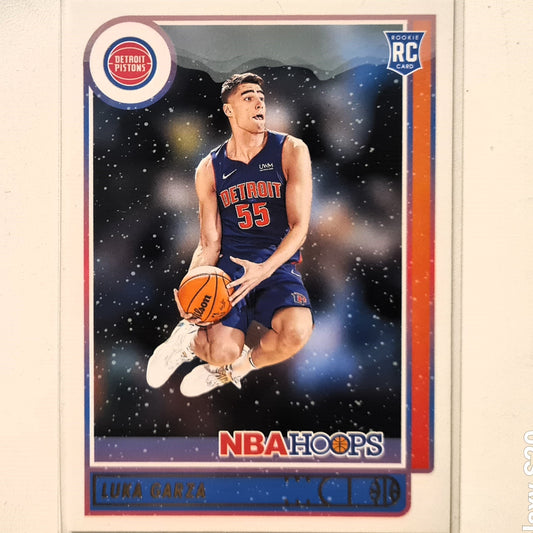 Luka Garza 2021-22 Panini NBA Hoops Winter edition Rookie RC #250 NBA Basketball Detroit Pistons Excellent/mint sleeved
