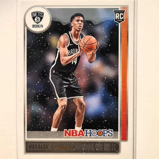 Kessler Edwards 2021-22 Panini NBA Hoops Winter edition Rookie RC #246 NBA Basketball Brooklyn Nets Excellent/mint sleeved