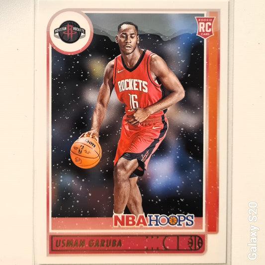 Usman Garuba 2021-22 Panini NBA Hoops Winter edition Rookie RC #238 NBA Basketball Houston Rockets Excellent/mint sleeved