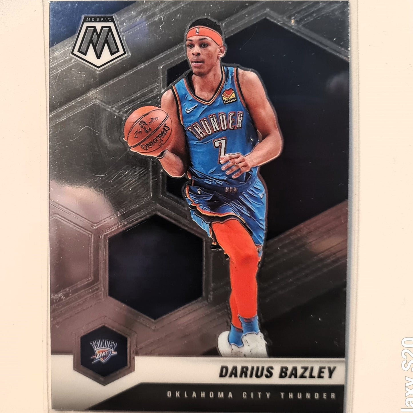 Darius Bazley 2020-21 Panini Mosaic #188 NBA Basketball Oklahoma City Thunder Excellent Sleeved