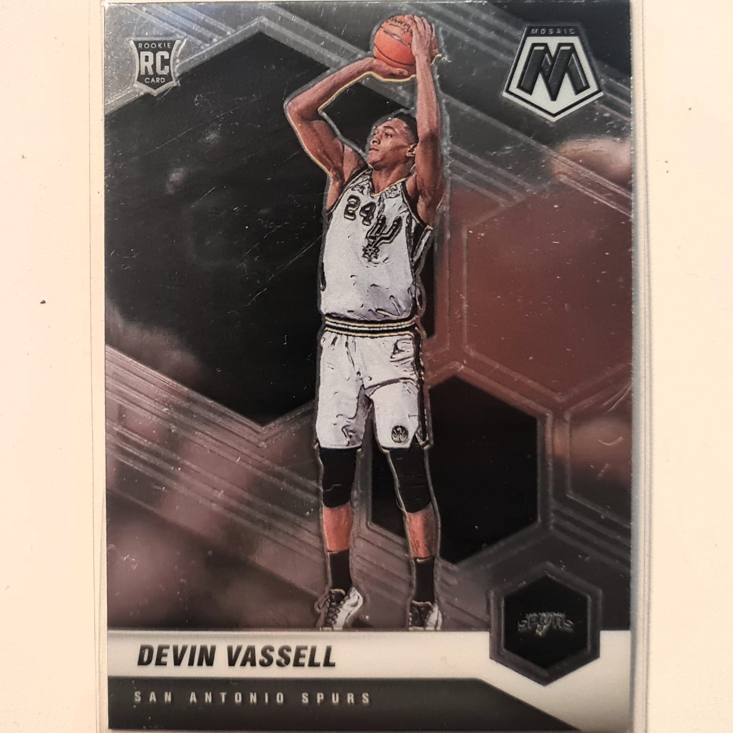 Devin Vassell 2020-21 Panini Mosaic Rookie RC #221 NBA Basketball San Antonio Spurs Excellent Sleeved