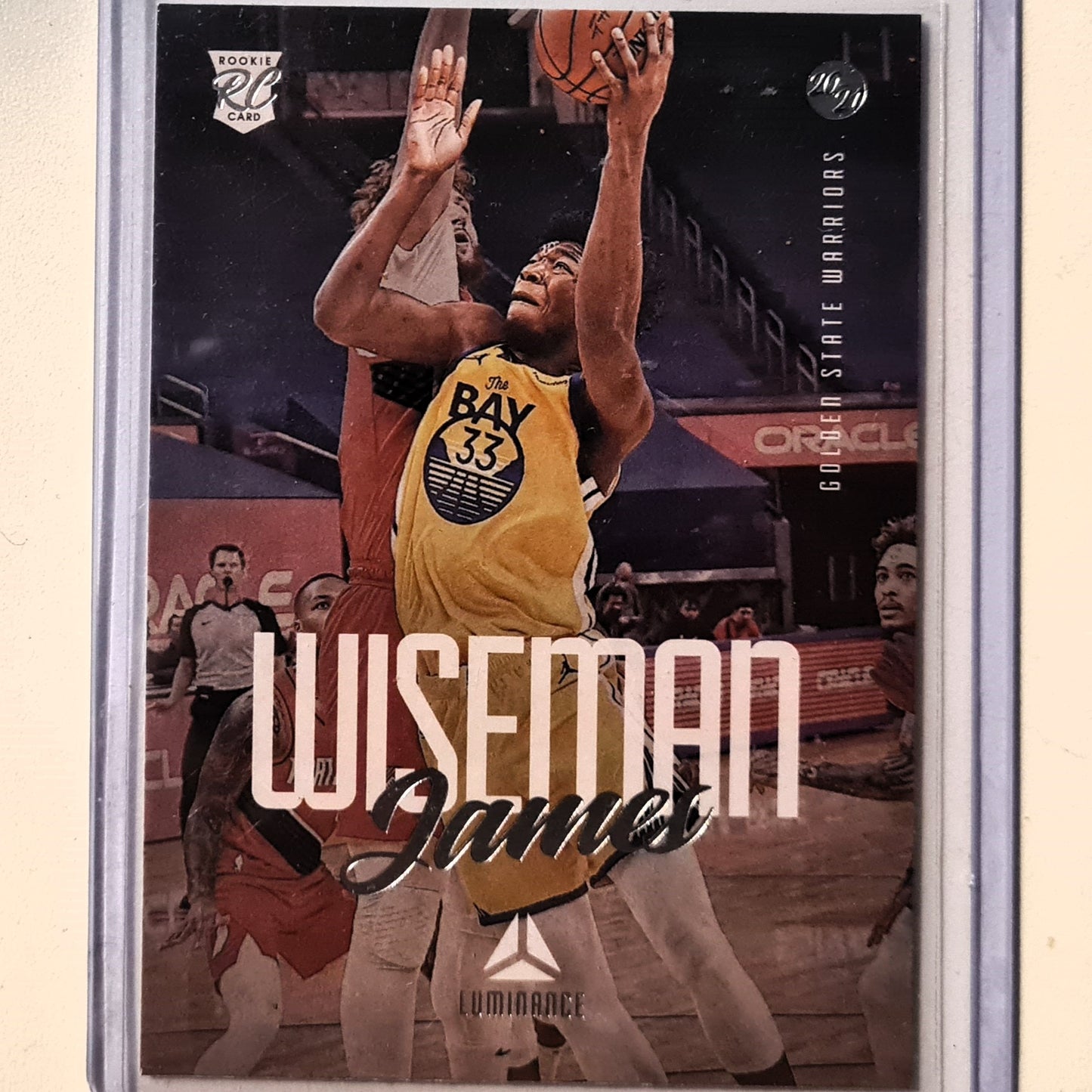 James Wiseman 2020-21 Panini Luminance Rookie RC #161 NBA Basketball Golden State Warriors Excellent/mint Sleeved