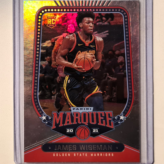 James Wiseman 2020-21 Panini Chronicles Marquee Rookie RC #259 NBA Basketball Golden State Warriors Excellent Sleeved