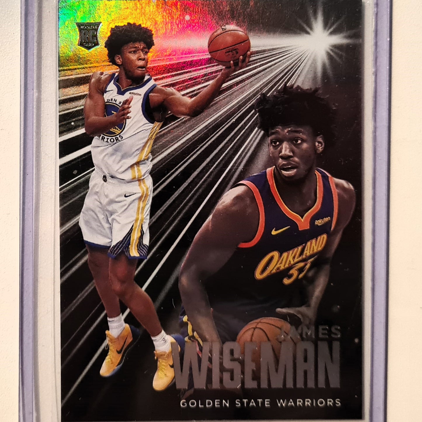 James Wiseman 2020-21 Panini Chronicles Essentials Rookie RC #202 NBA Basketball Golden State Warriors Excellent Sleeved