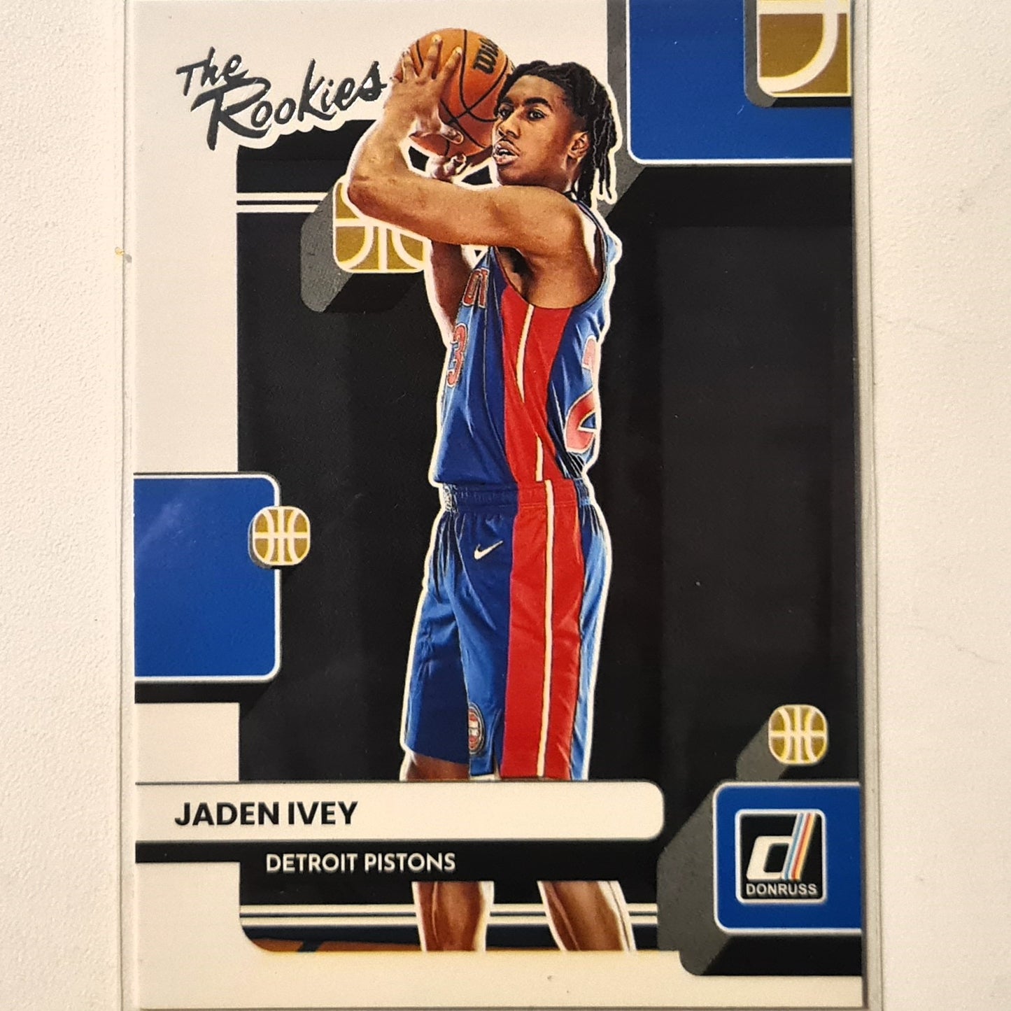 Jaden Ivey 2022-23 Panini Donruss the rookies Rookie RC #5 NBA Basketball Detroit Pistons Excellent Sleeved