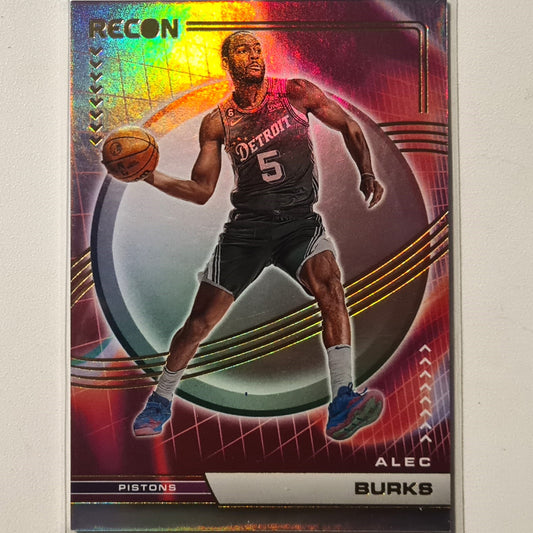 Alec Burks 2022-23 Panini Recon #56 NBA Basketball Detroit Pistons Excellent Sleeved