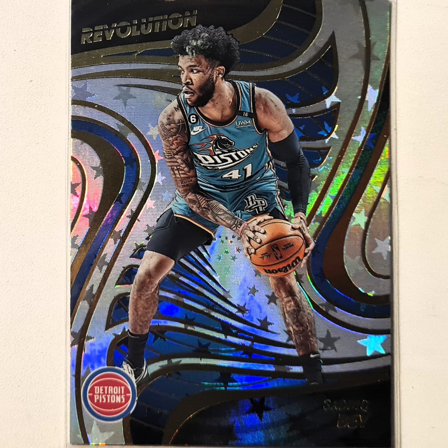 Saddiq Bey 2022-23 Panini Revolution Astro edition #7 NBA Basketball Detroit Pistons Excellent Sleeved
