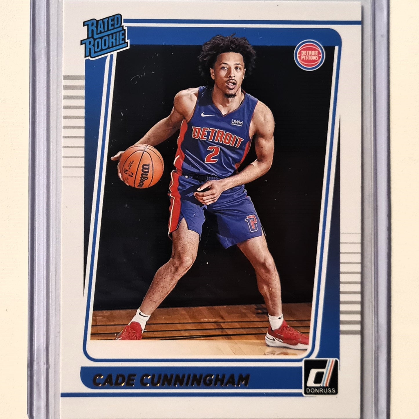 Cade Cunningham 2021-22 Panini Donruss Rated Rookie RC #211 NBA Basketball Detroit Pistons Excellent Sleeved