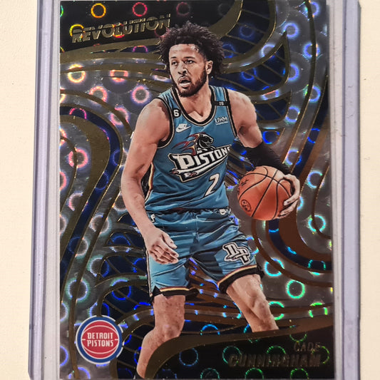 Cade Cunningham 2022-23 Panini revolution Groove variant #26 NBA Basketball Detroit Pistons Excellent Sleeved