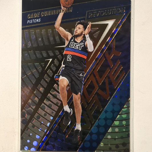 Cade Cunningham 2022-23 Panini Revolution Shock Wave #25  NBA Basketball Detroit Pistons Excellent Sleeved