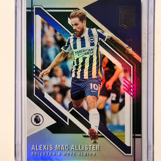 Alexis Mac Allister 2021-22 Panini Donruss Elite refractor numbered 4/5 #27 Soccer Football Brighton Excellent/mint Sleeved