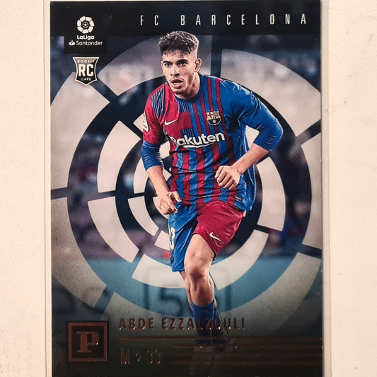 Abde Ezzalzouli 2021-22 Panini Chronicles La Liga Rookie RC #28 Soccer Football Barcelona Excellent/mint sleeved