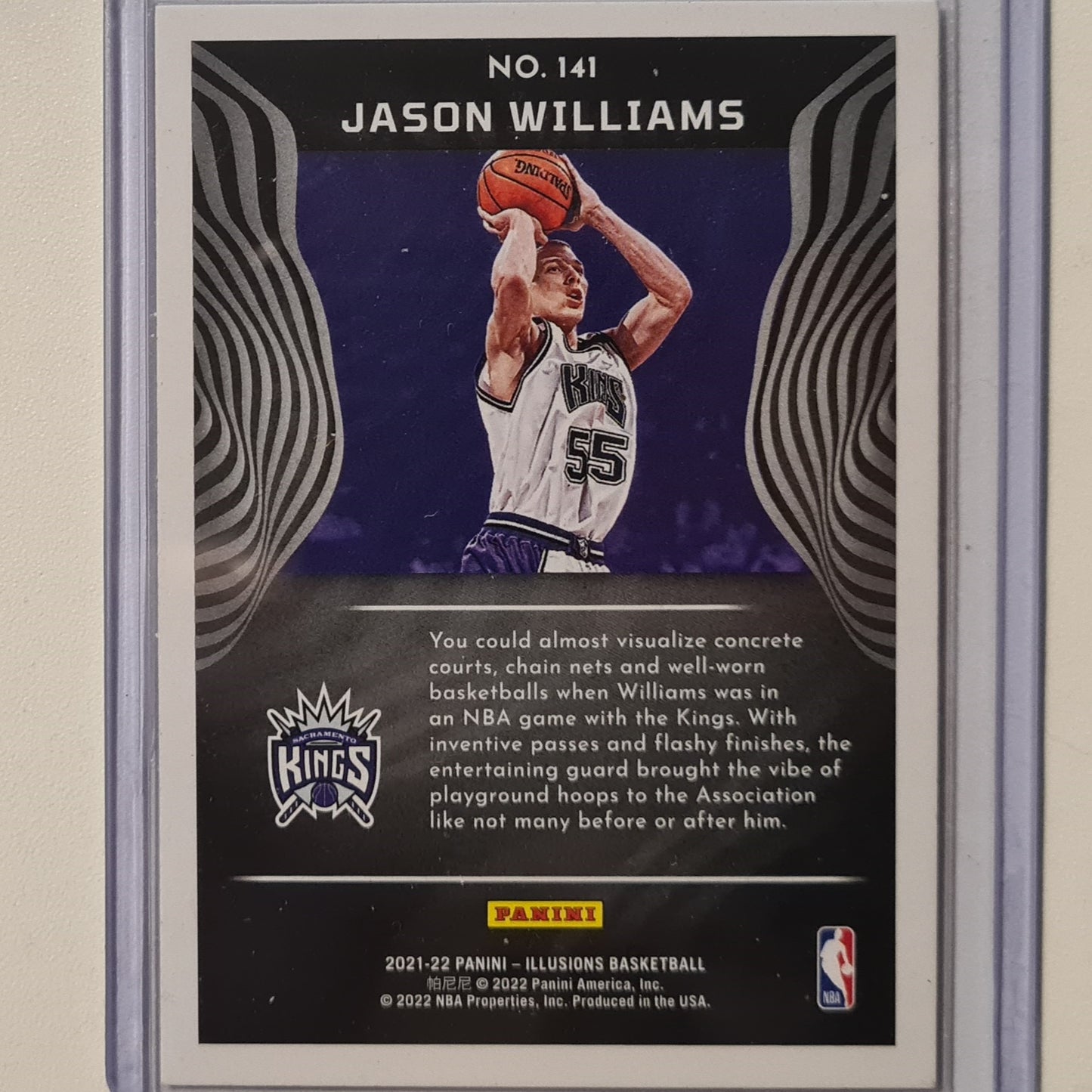 Jason Williams 2021-22 Panini illusions #141 NBA Basketball Sacramento Kings very good Sleeved
